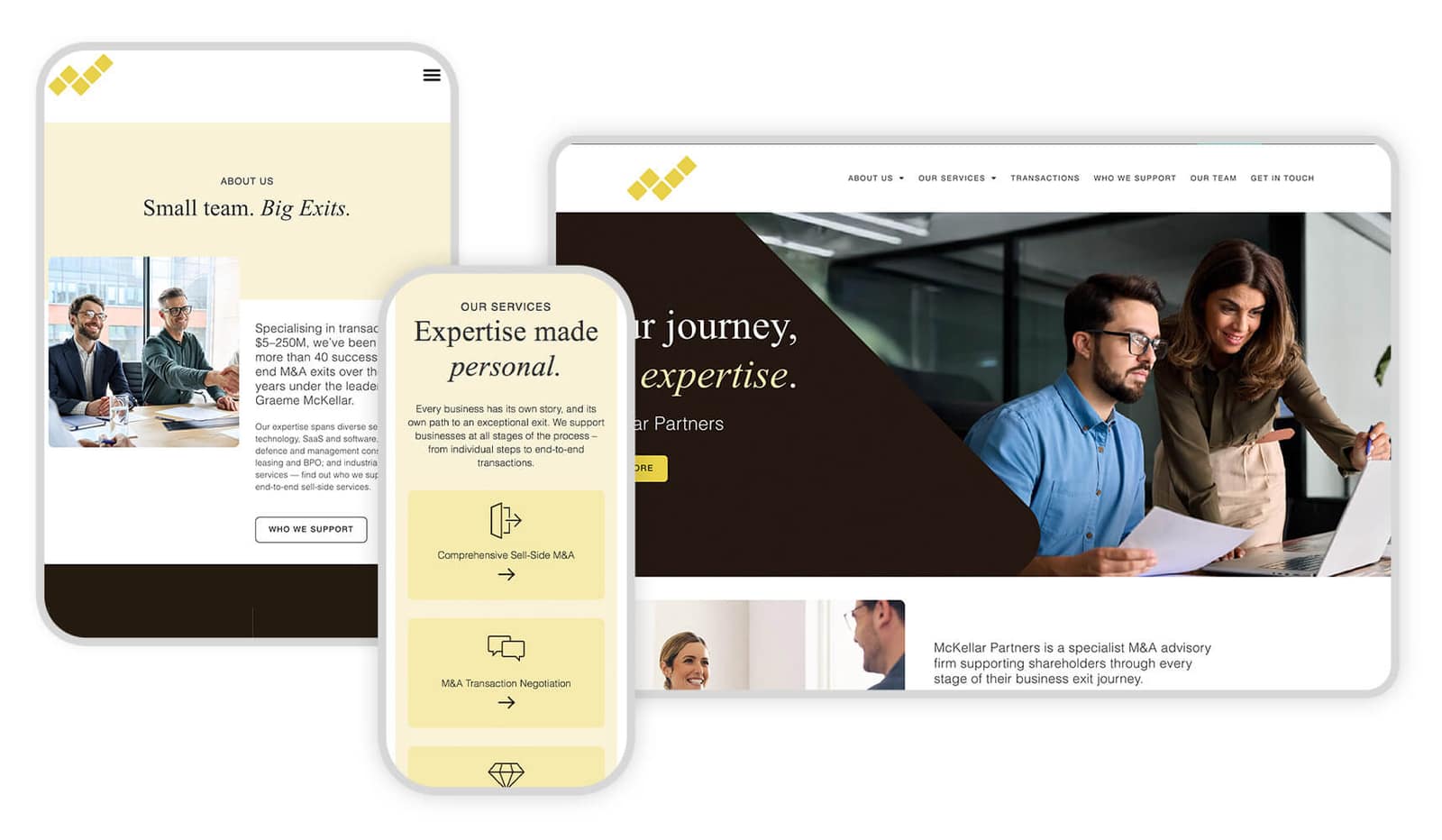 McKellar Partners website
