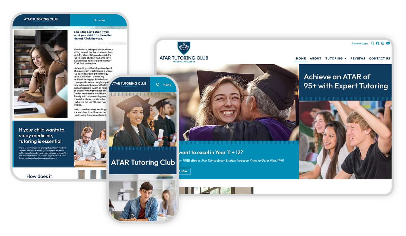 ATAR Tutoring Club website