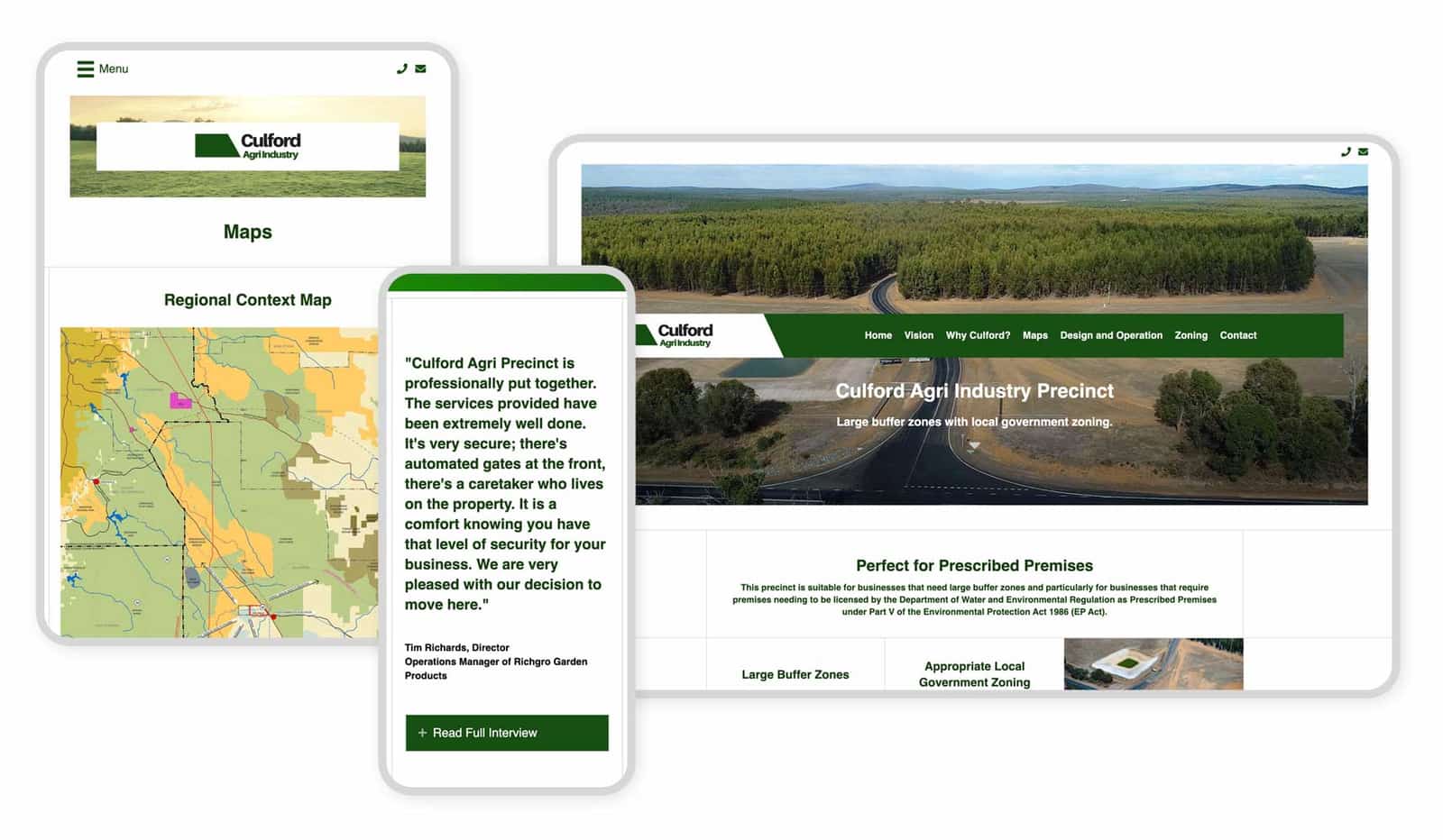 Culford Agri Industry Precinct website