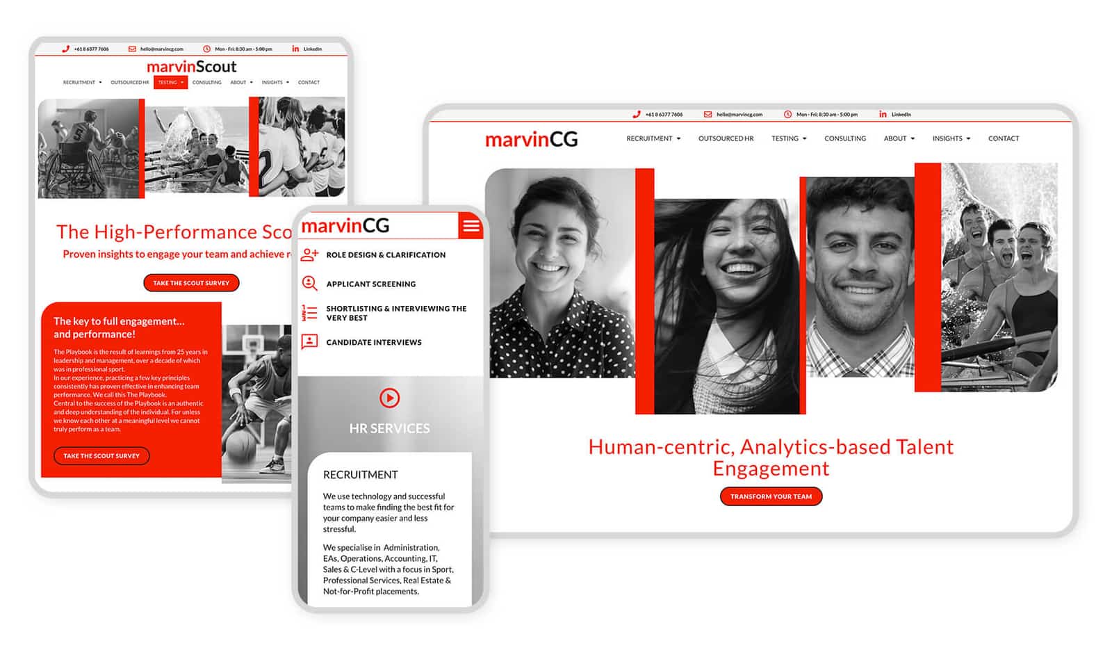 Marvin HR website