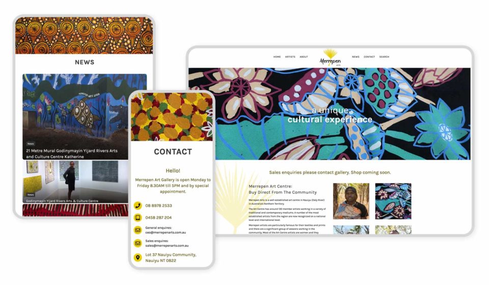 Responsive Graphic Merrepen Arts