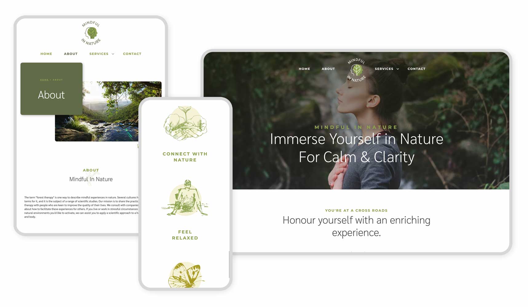 Mindful In Nature website