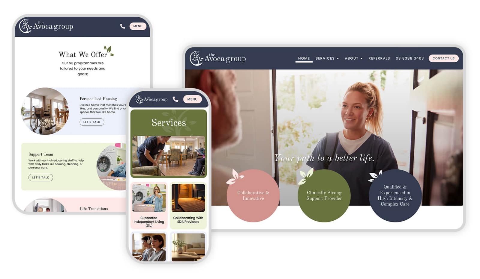 The Avoca Group website